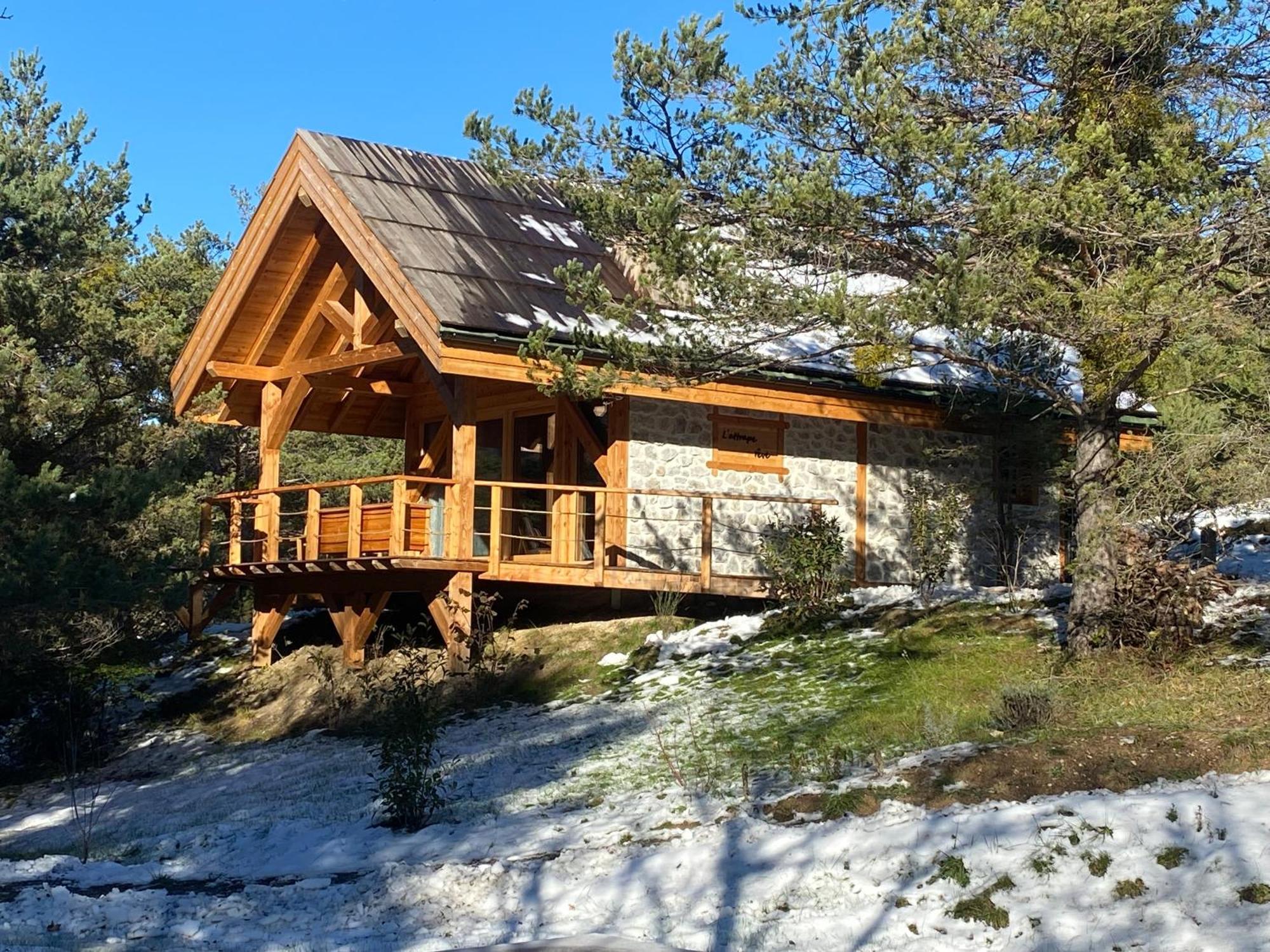 Les Chalets De Chanteloube "Chalets Insolites & Spa" Chorges Dış mekan fotoğraf